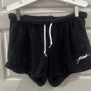 PINK Victoria's Secret Black Athletic Shorts, Small